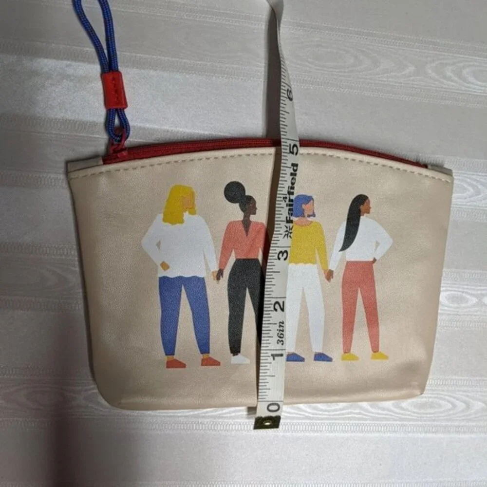 ipsy Makeup Trinket Travel Beauty Bag Beige Girls Toiletries Women She Her